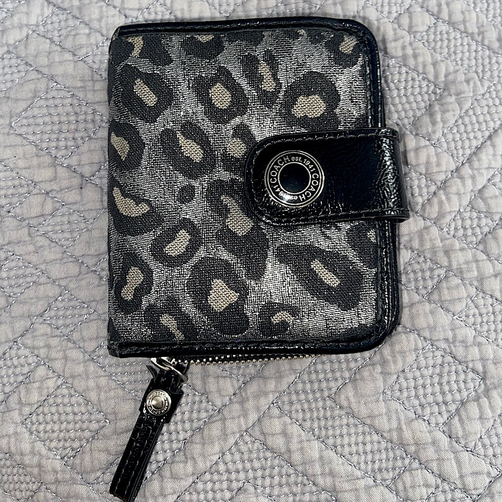 Cheetah Print Coach Wallet